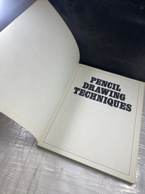 PENCIL DRAWING TECHNIQUES Vintage 80s How To Draw Methods Good Cond See ...