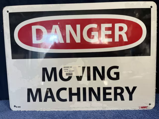 DANGER Moving Machinery - OSHA Safety SIGN/Man Cave 10" x 14"     Y2