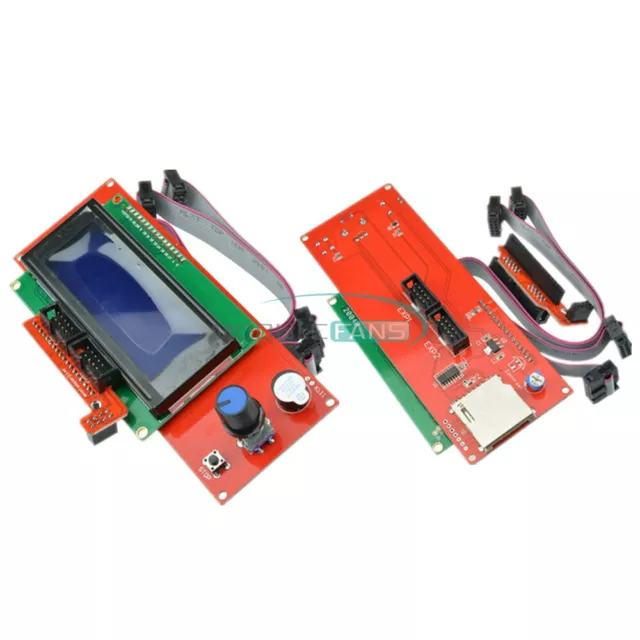 2004 20*4 LCD Display 3D Printer Controller +Adapter For RAMPS 1.4 Reprap Mendel