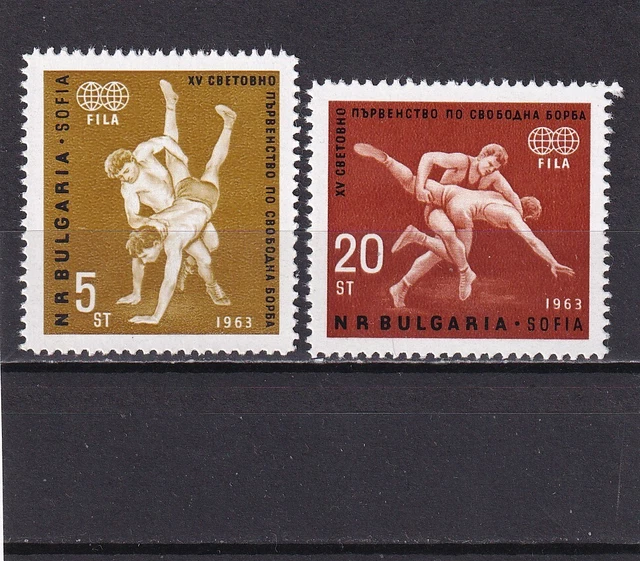 Bulgarien 1963 J. postfrisch Satz MiNr. 1383-1384  MNH(**)