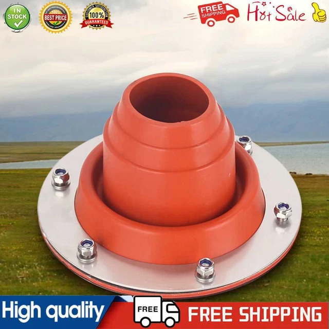 Tent Stove Jack Pipe Flashing Wood Stove Chimney Kit Outdoor Camping Accessories
