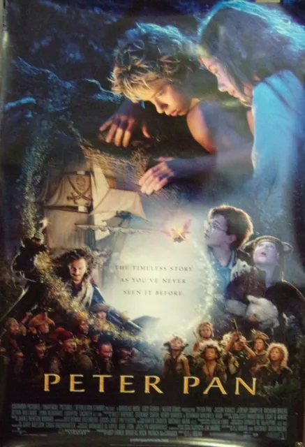 Peter Pan 2003 Original 27"x40" Double Sided Movie Poster Jeremy Sumpter