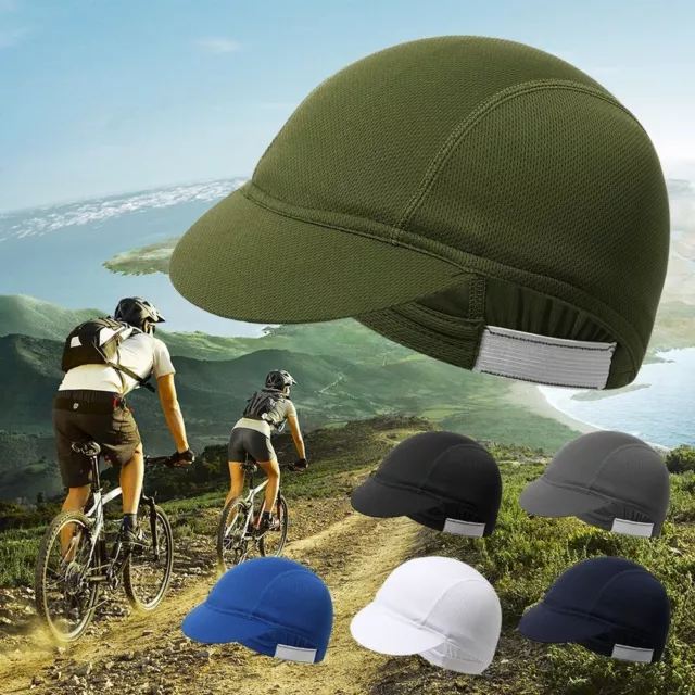 à mailles Doublure de casque Cyclisme Chapeau Séchage rapide Casquette de vélo