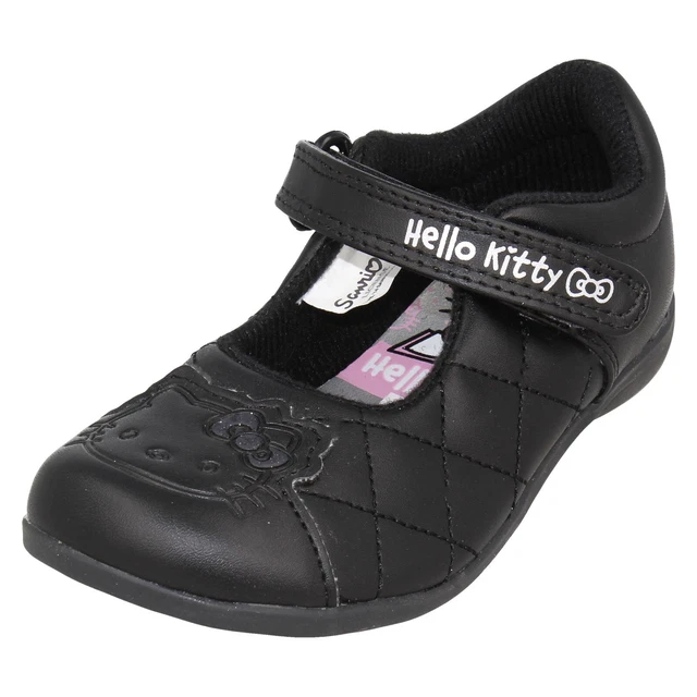 Ragazze Hello Kitty Gancio & Ciclo Tacco Basso Scarpe da Neonato Angel Bts