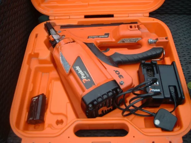 Paslode Im350+ Lithium 1St Fix Cordless Gas Nail Gun, Fully Serviced,