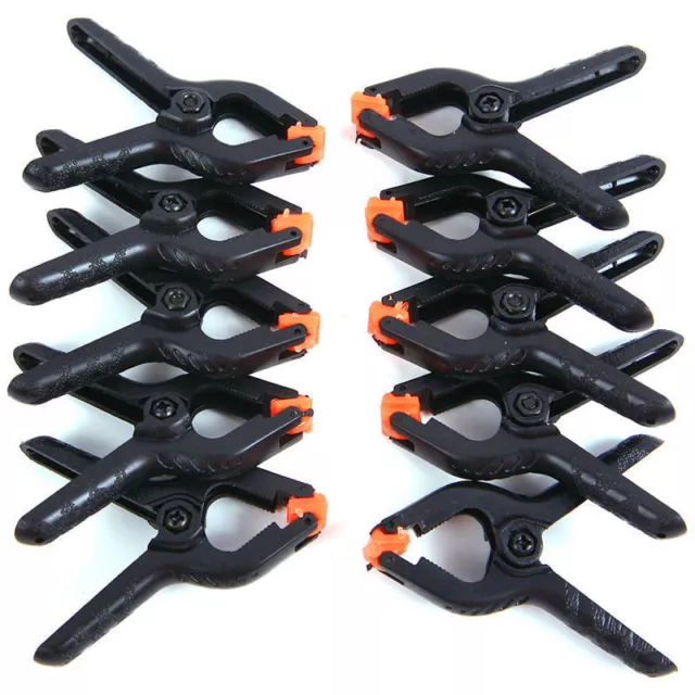 Lot of 10 Photo Studio Light Photography Background Clips Backdrop Clamps A Type