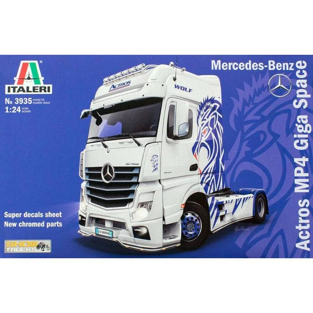 Maquette Camion Mercedes-Benz Actros L 96 à L'Échelle 1/87 - Modèle Collection Herpa