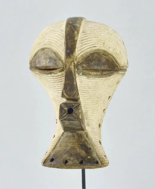 Joli petit masque SONGYE Kifwebe Mask Congo African Art Tribal Africain 1626