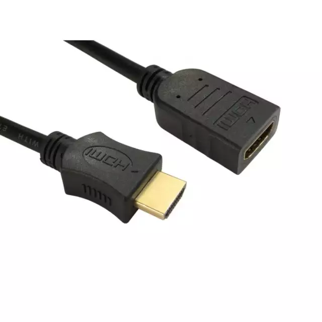 HDMI Extension Cable Male to Female Extender Lead 4K v2.0 0.5m 1m 2m 3m 5m 10m 3