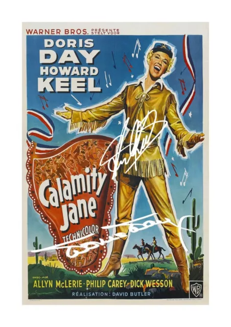 Calamity Jane Film A4 autographed picture poster choice of frame