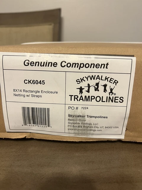 Trampoline Safety Net for 8x14 ft Rectangular Enclosure #CK6045