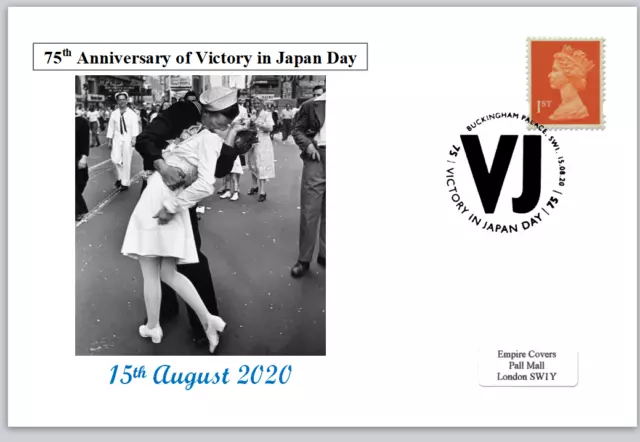 2020 75th anniversary victory in japan vj day ww2 wwii postal card #6