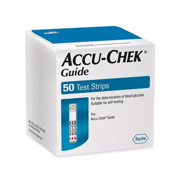 Accu-Chek Guide Glucose Blood Test Strips - 50 Count