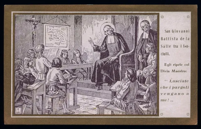 santino-holy card*S.GIOVANNI BATTISTA DE LA SALLE