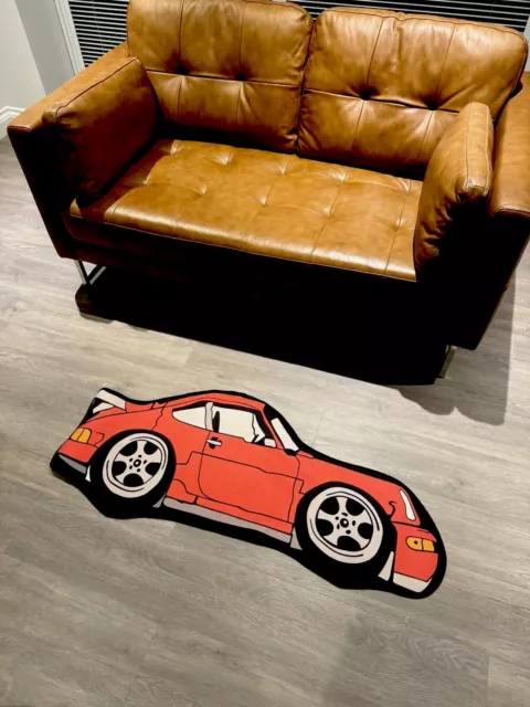 Sportwagen Porsche Style Fußmatte Teppich - Spaß Weihnachten Geschenk UK Lager KOSTENLOSER VERSAND 2