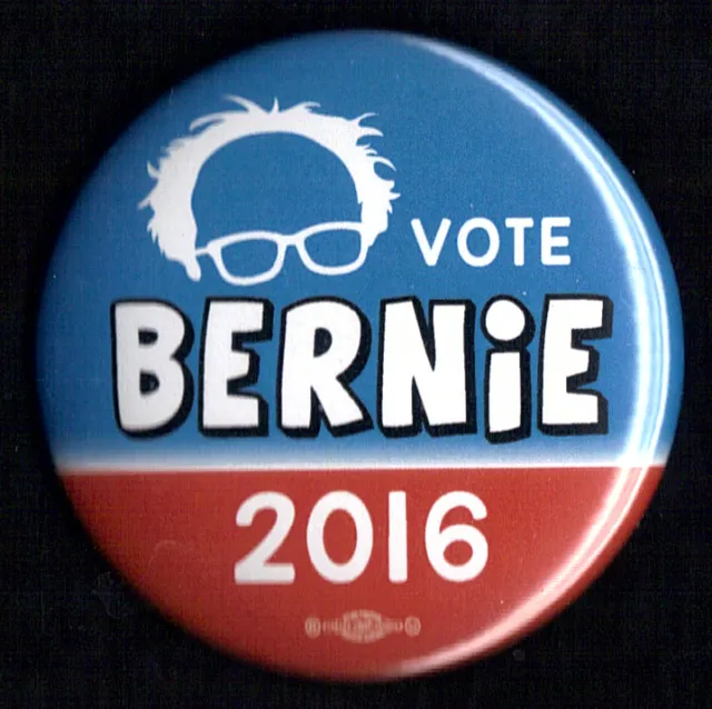 2016 Bernie Sanders 2-1/4" / "Vote Bernie" Presidential Campaign Button(Pin13)