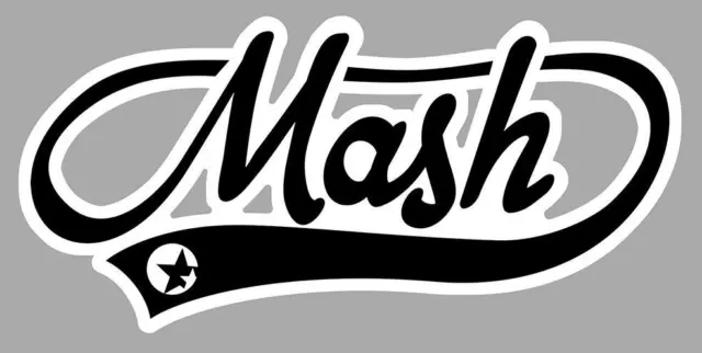 MASH Sticker vinyle laminé