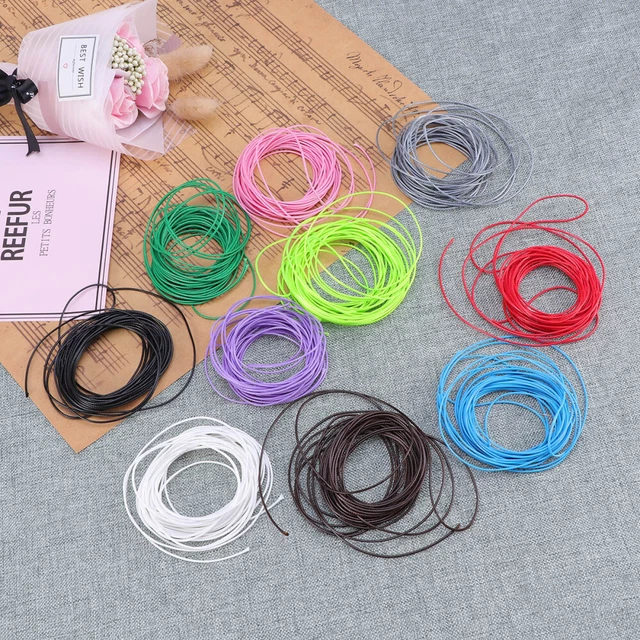 10pcs ficelle en coton ciré Cordes Polyester Fil Diy Macramé Cordon Bijoux Perle