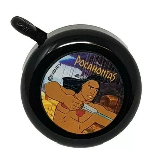 Disney Pocahontas Indian Bike Bell Kids Cycle Bike Quality Ringing Bell Black