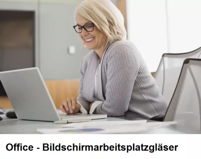 2 Gleitsichtgläser OFFICE 1,5 Computer Büro Bildschirmarbeitsplatz mit HART-SET