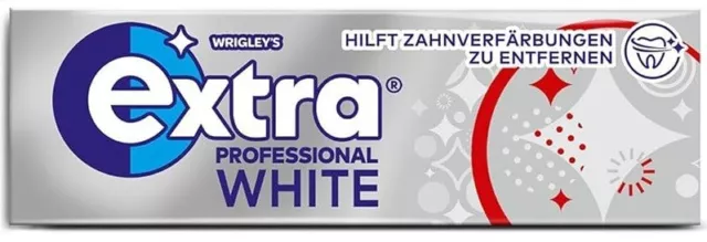 28x 15,5g Extra Professional White Zuckerfreier Kaugummi Multipack NEU MHD 12/24