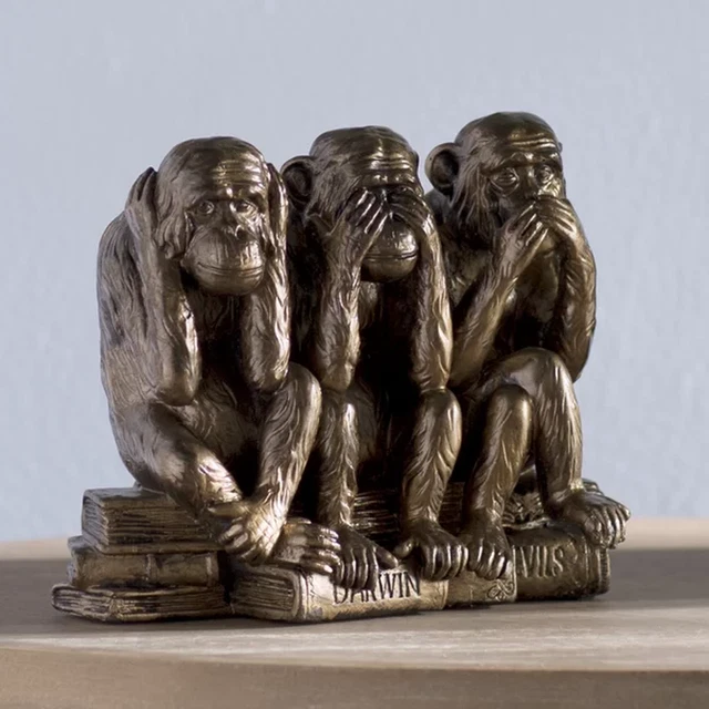 Carraway See, Hear, Speak No Evil Monkey Trio