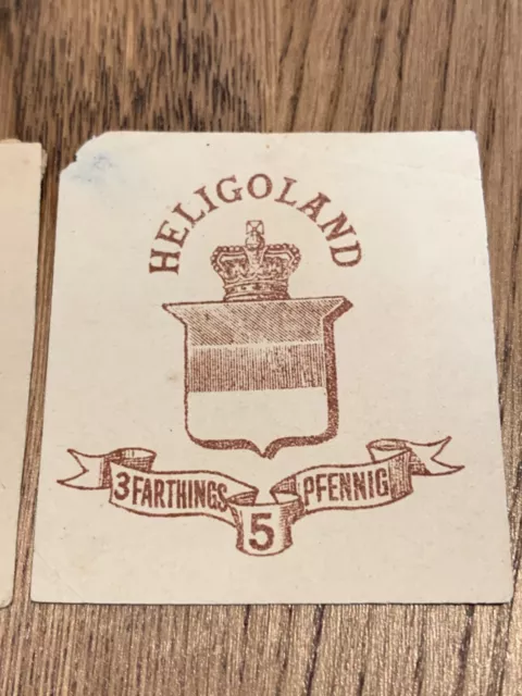 BRITISH COLONIES HELIGOLAND 19th CENTURY STAMPS 3