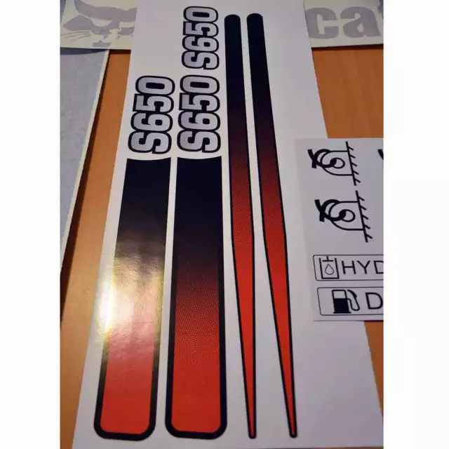 ANY MODEL S450 S510 S530 S550 S570 S590 Bobcat Decals Stickers Repro Skid Steer 2