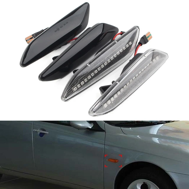 LED DYNAMIC SIDE Marker Light Turn Signal Lamp For Alfa For Fiat For ...