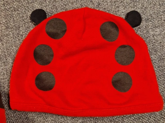 Ladybird Fancy Dress Outfit 3-6 Months Baby Girl Romper & Hat Halloween (F41) 3