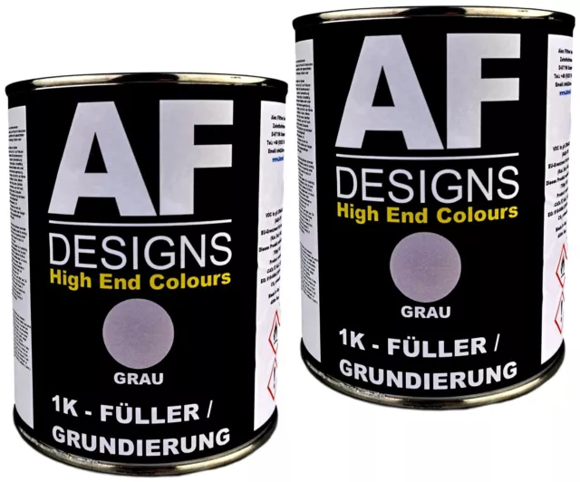 1K Filler 2x 1KG GRAU Grundierung Rostschutz Metallschutz Füllprimer