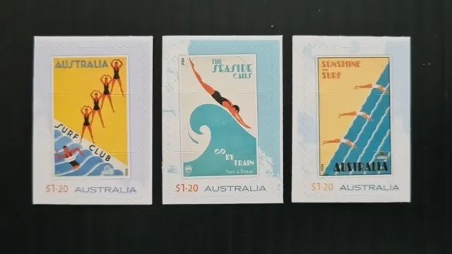 Australia - 2024 Gert Sellheim Travel Posters Set Of 3 S/A Mnh *Free Postage*