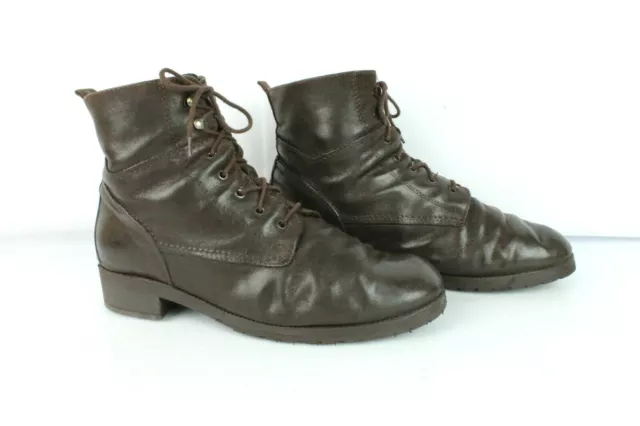 Bottines cuir marron T 39 / UK 5.5 TRES BON ETAT