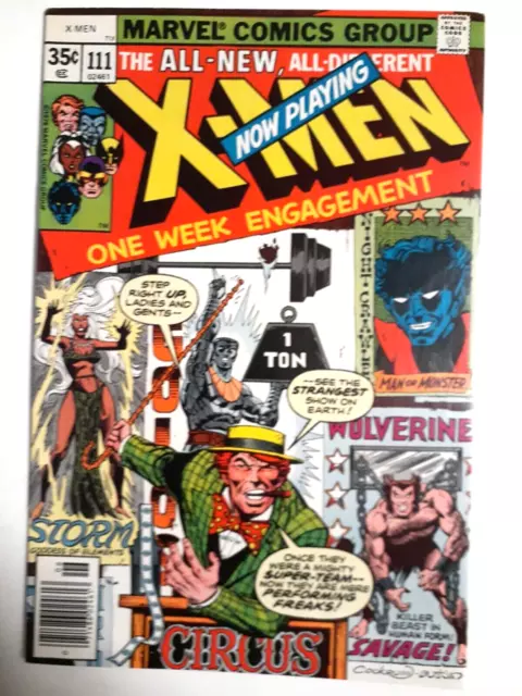 Uncanny X-Men # 111 X-Men vs Mesmero and Magneto ! (1978) Marvel