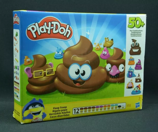 Hasbro Play-Doh Poop Troop Loco Manojo De Set Plastilina Juego Amasar Nuevo