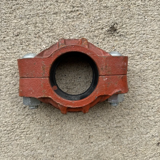 2& VICTAULIC FIRELOCK Flexible Grooved Coupling Style 77 Ductile Iron