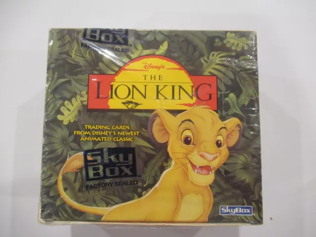 disneys the lion king wax box of cards by skybox factory sealed