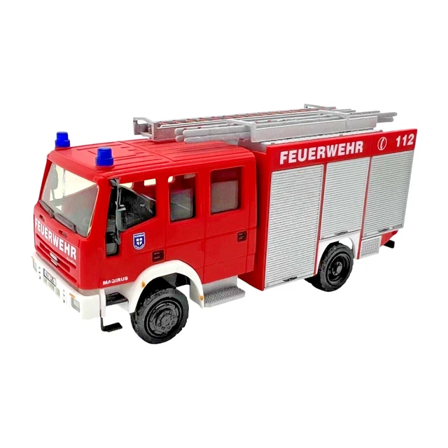 Salento Railroad Rail Model Shop - Rietze 60695 Truck IVECO Magirus 16/25 Italian Fire Brigade 1:87 H0 - Foto 6