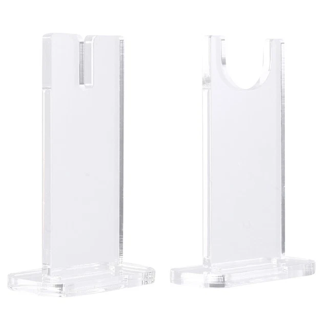 2 Pcs Acrylic Display Stand Fixed Blade Collections Display Stand Holder fo R2C9