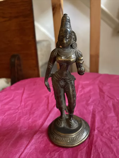 Bronze Indian Diety Antique 13.5cm Approximately