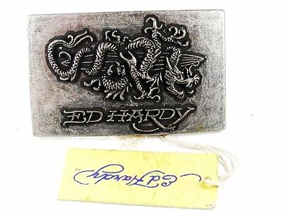Silvertone American Eagles Boucle de ceinture par ED HARDY 33116b 