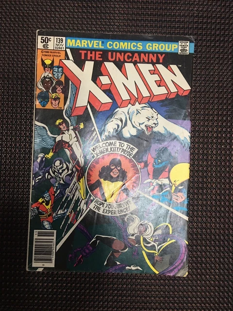 Uncanny X-Men 10 Book Mixed Lot 139-209. Lower Grade Books. Priced To Sell.