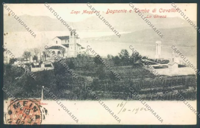 Novara Arona Dagnente Postcard ZB1543