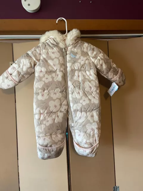  Carters Girl's Pram Baby Infant Suit 3 - 6 Month  New With Tags
