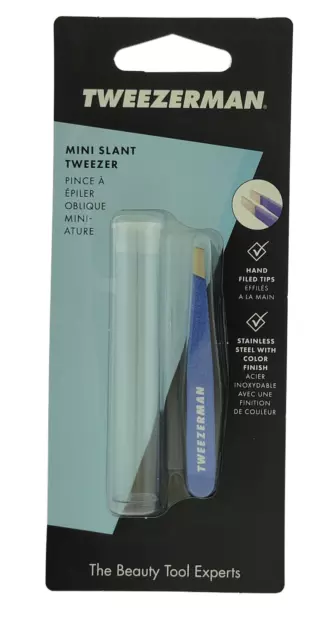 Tweezerman 1248-GSR Granite Sky Mini Slant Tweezer With Travel Case