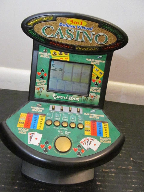 Excalibur 5-in-1 Deluxe Virtual Casino Electronic Game VR02-V