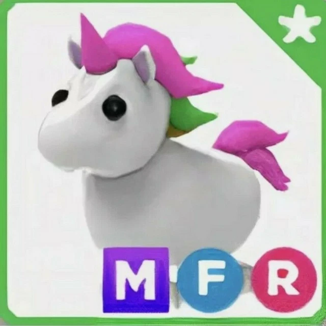ROBLOX ADOPT ME! Mega Fly Ride Unicorn (MFR) LEGENDARY PET £21.99 ...