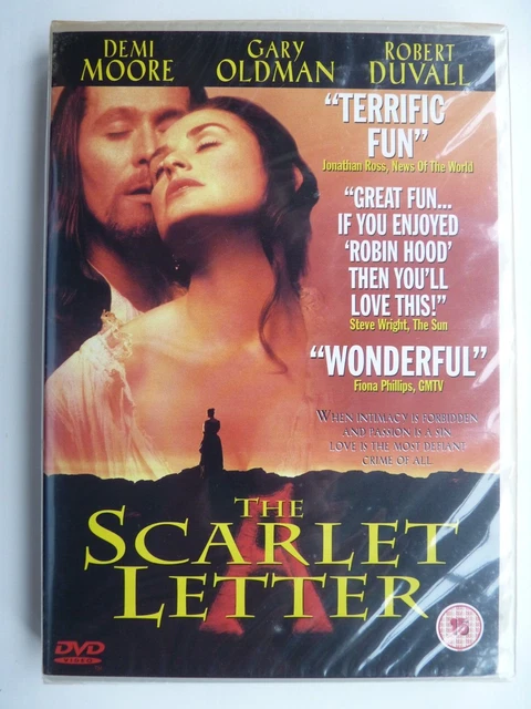 THE SCARLET LETTER (DVD 2001) Roland Joffé, Demi Moore,Gary Oldman, New ...