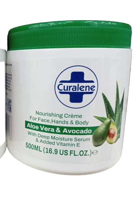CURALENE 1X500 MOISTURISING Cream, With Aleo Vera and Avocado Extracts  7.99 - PicClick UK