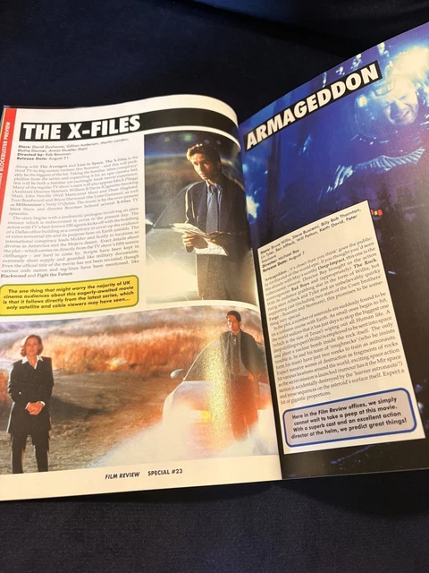 Filming Godzilla FILM REVIEW SPECIAL 23 1998 Summer Blockbusters Godzilla X-Files ...